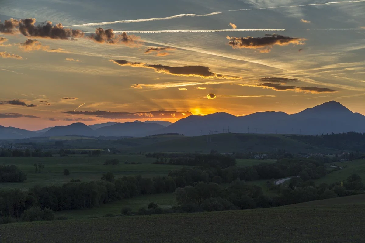 Večer nad Liptovom